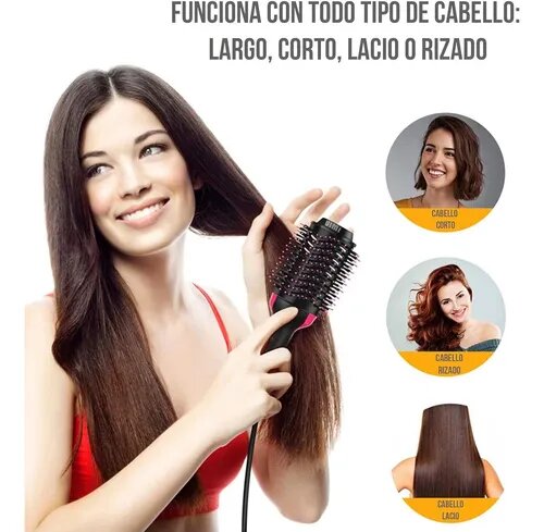 Cepillo Alisador y Secador 3 en 1