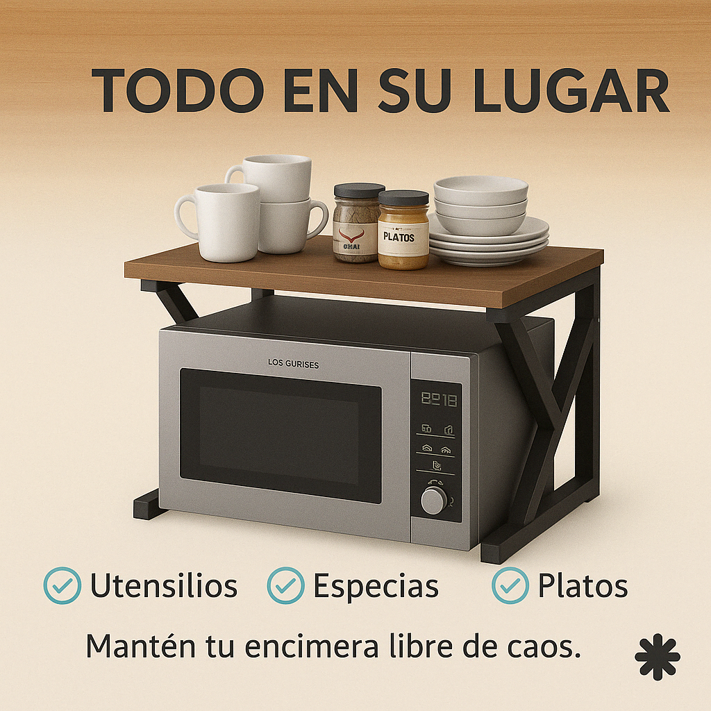 Estante Organizador Microondas Multiuso