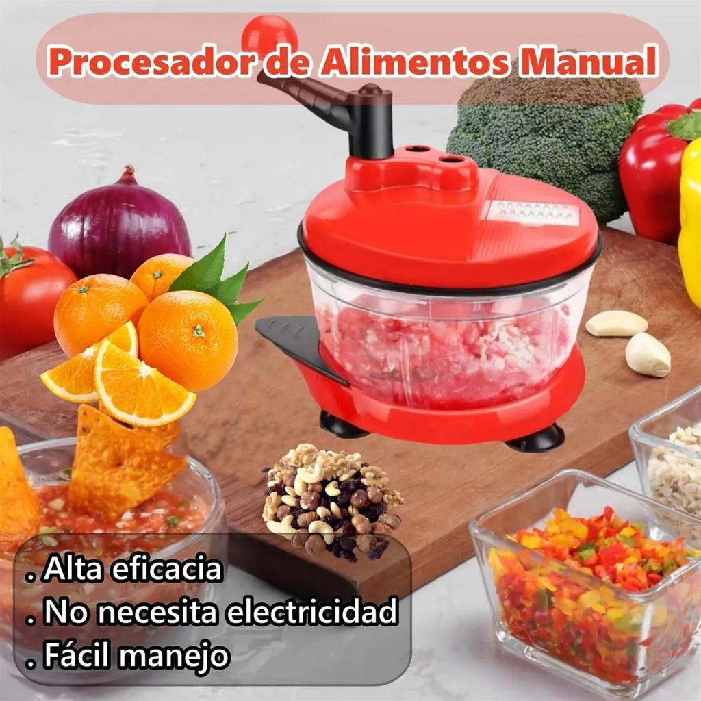 Multi Procesadora Manual Gran Capacidad