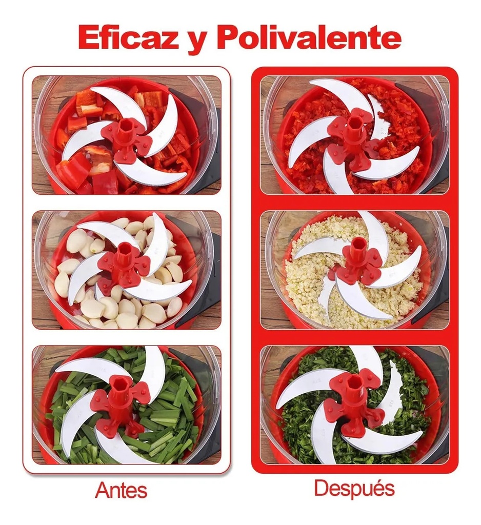 Multi Procesadora Manual Gran Capacidad